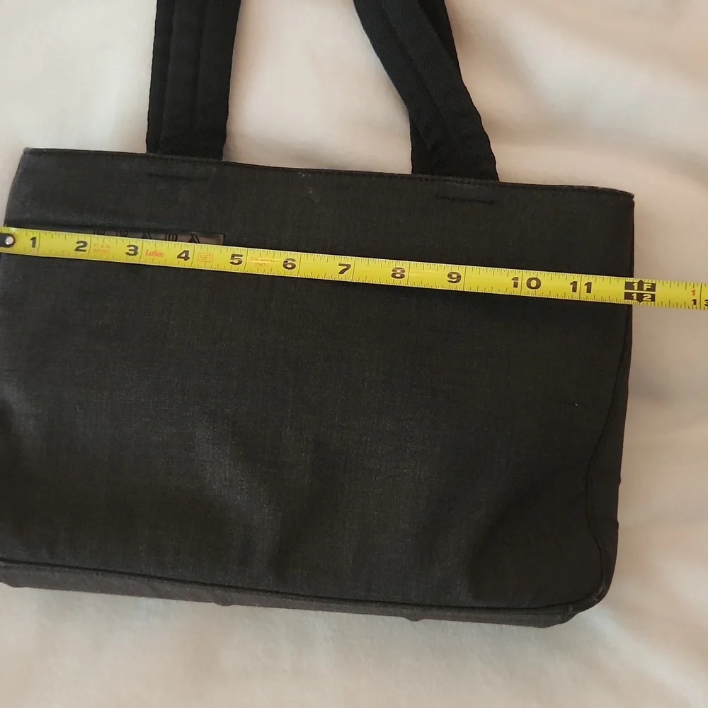 Prada Black & Gray Handbag with COA - Picture 6 of 13